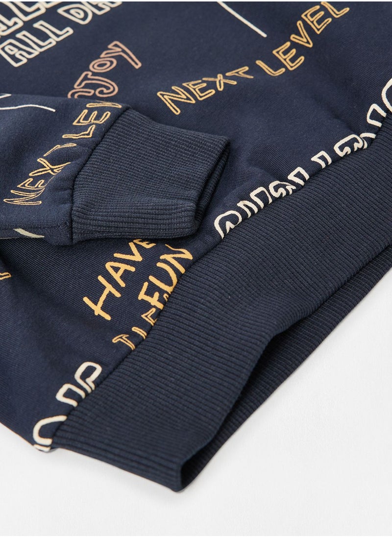 NAME IT - Kids Slogan Sweatshirt - Image 1