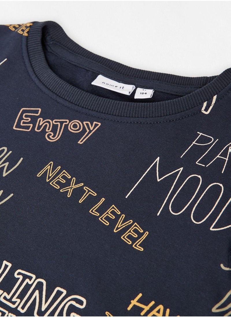 NAME IT - Kids Slogan Sweatshirt - Image 1