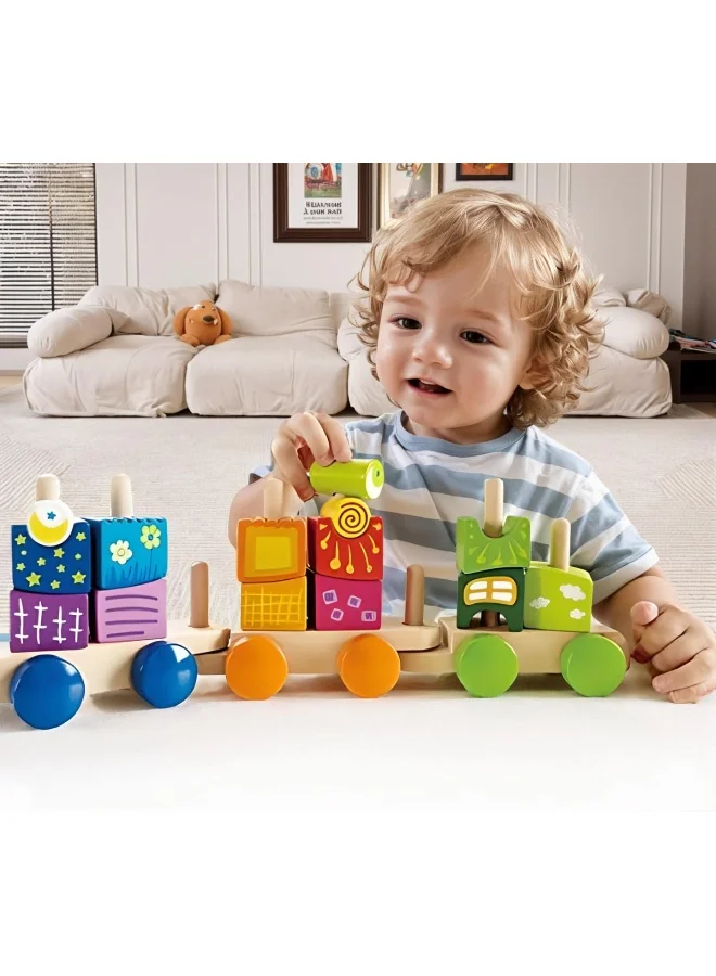 هيب Fantasia Blocks Train Toy - E0417