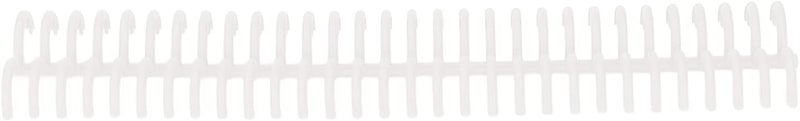10 Pack 22mm 30 Hole Binding Spines, Sturdy PP Plastic, Easy Page Turning, Ideal for Office, School, and Home Use (Transparent) - Image 3