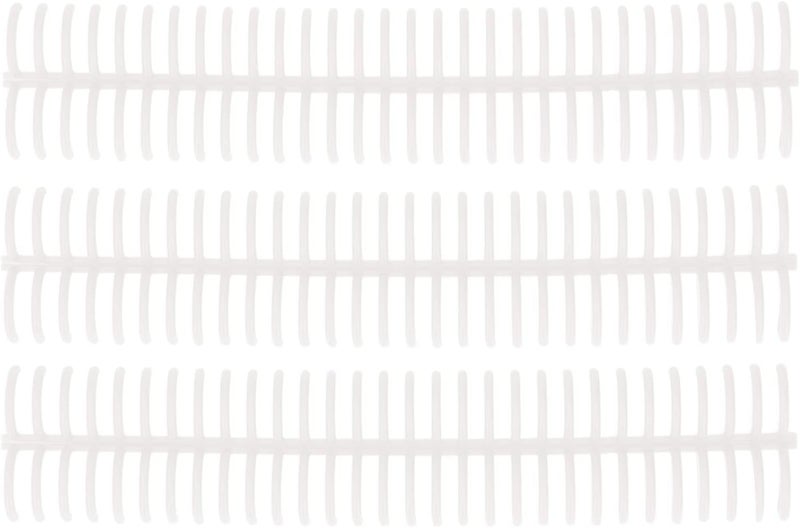 10 Pack 22mm 30 Hole Binding Spines, Sturdy PP Plastic, Easy Page Turning, Ideal for Office, School, and Home Use (Transparent) - Image 5