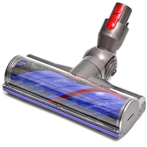 Tivcroxs Upgrade AntiTangle Replacement Vacuum Head for Dyson V7 V8 Cyclone V10 V11 V15 Cordless Vacuum Cleaners Quick Release MotorHead Brush Roller for Dyson Vacuum Attachments Parts - Image 1