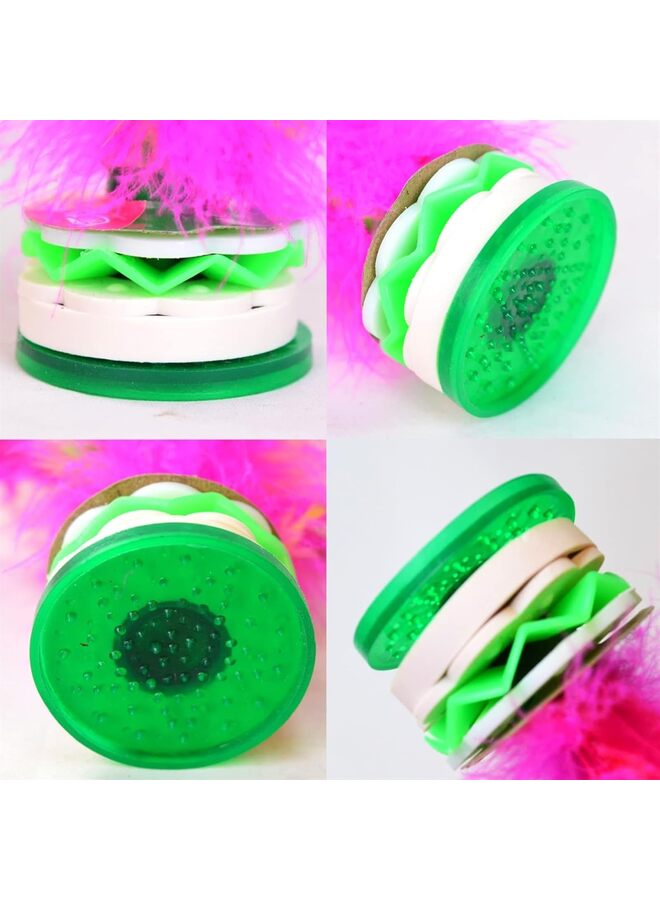 LAMAY Kick Shuttlecock Chinese Jianzi Colorful Feather Foot Sports Outdoor Toy Game (Size : 5PCS) - Image 3