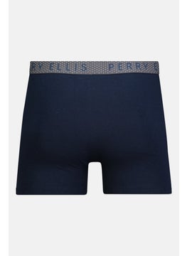 PERRY ELLIS Men 3 Pack Brand Logo Boxer Briefs, Multicolor  - Image 2