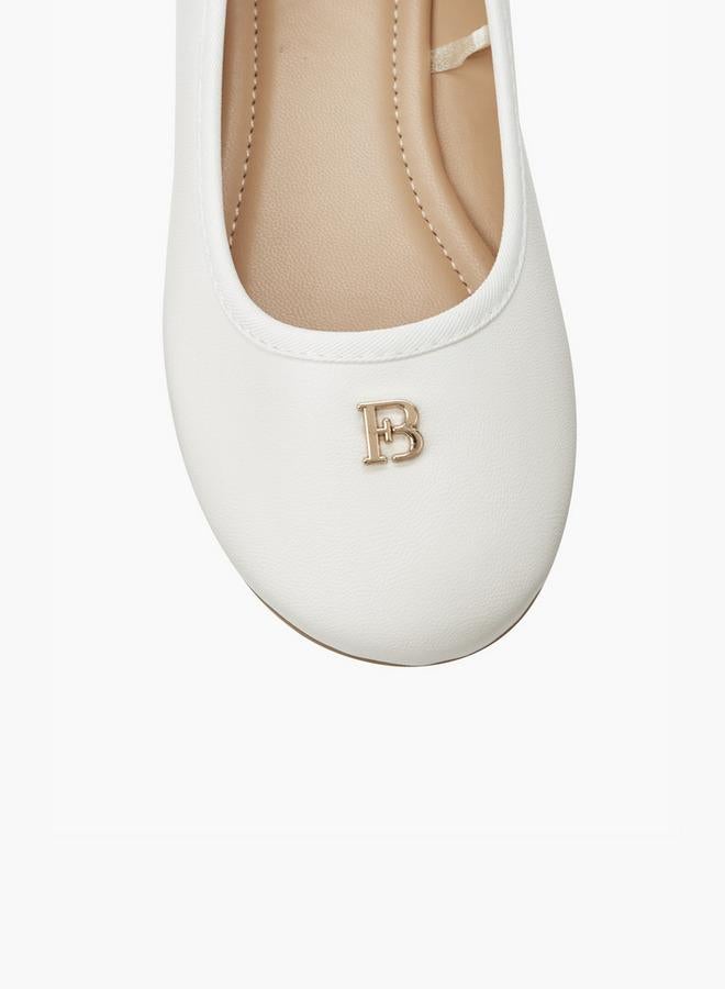 Flora Bella By Shoexpress Flora Bella Girls Slip-On Ballerina Shoes - Image 4