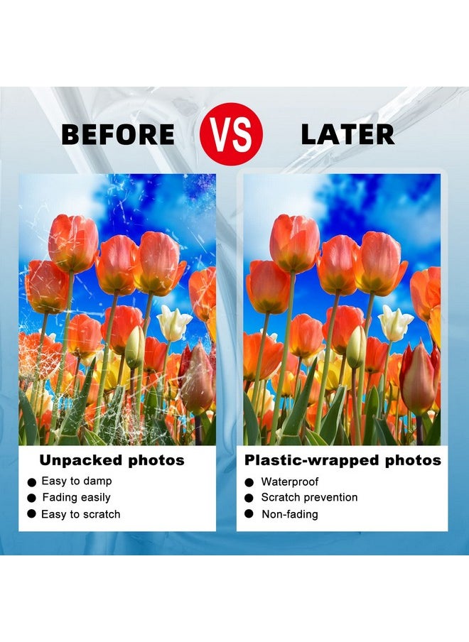 Uinkit Uinkit Hot Thermal Laminating Pouches 5Mil Thick 9x11.5 Inches Laminating Sheets for Sealed Letter Size 8.5x11inches Photo and Documents 100 Pack Clear Laminated Paper  - Image 3