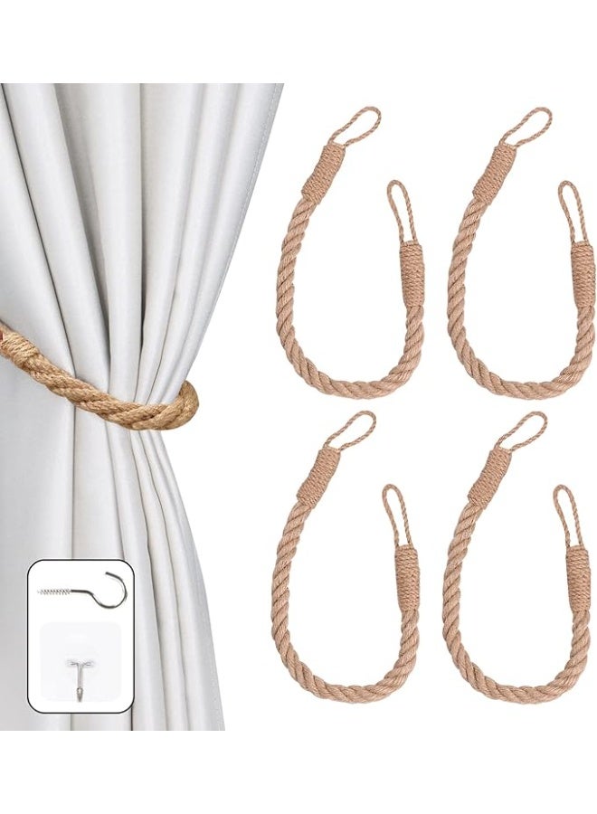 Antikiano Macrame Curtain Tiebacks – Handmade Cotton Decor – Size ‎54.9L × 3W‎ cm - Image 1