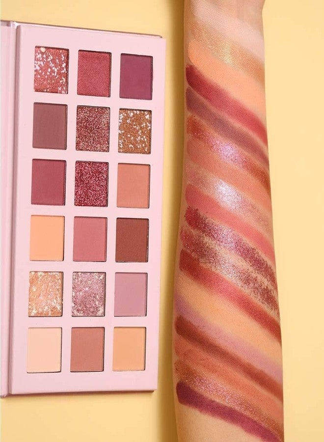 MagicHuda Eye Makeup Palette Rose Gold & Nude Eyeshadow Palette Combo, Shimmery Finish - Image 3