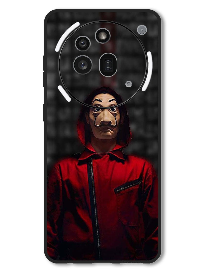 Theodor Case Compatible with Nothing Phone 3a Pro Protection Shockproof Bumper Cover Red Jokar Mask - Image 1