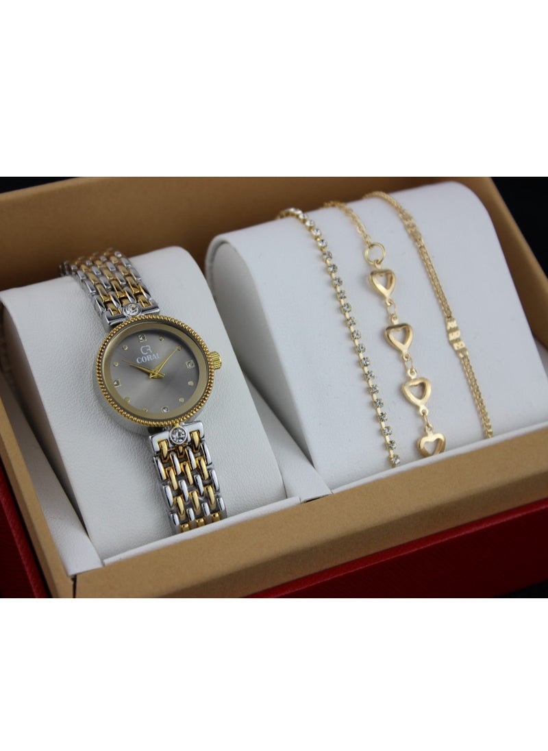Reclaim with Argireline Women's evening watch set 