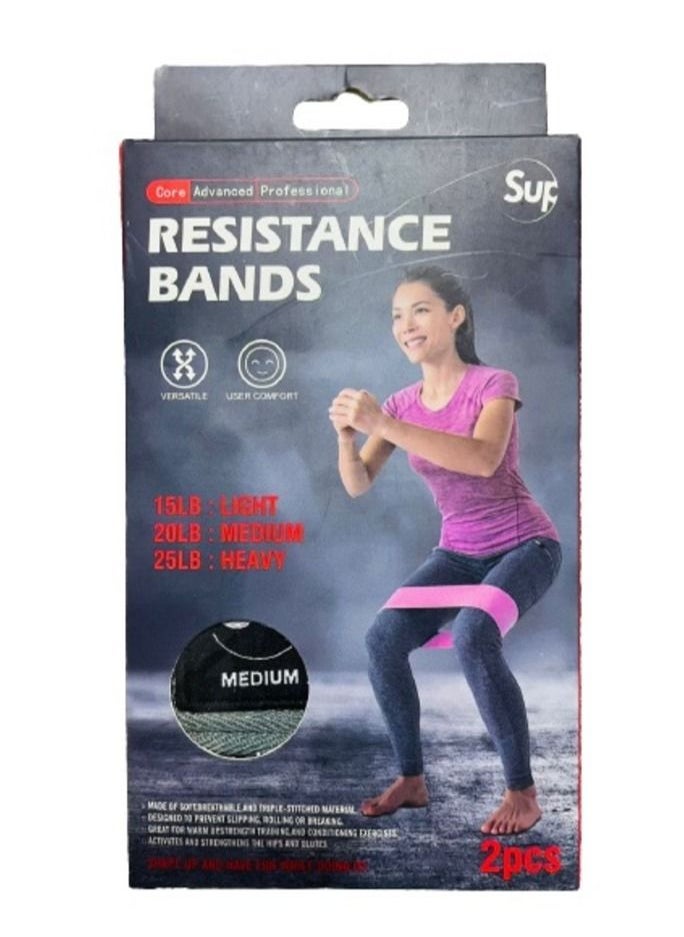 SUPREME - 2-Pieces Resistance Bands - Light/Medium - Image 1