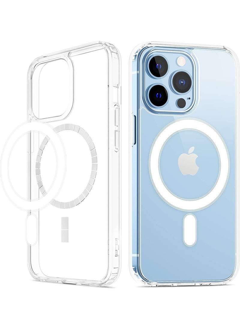 TahTicMer Apple iPhone Xs Max Case Magsafe Feature Silicone Transparent Back Protection Cover TPU  - Image 1
