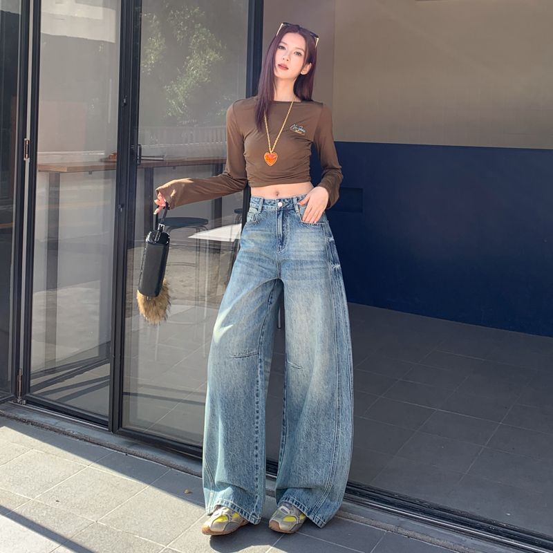 Unisex Casual Daily Denim Jeans - Image 1