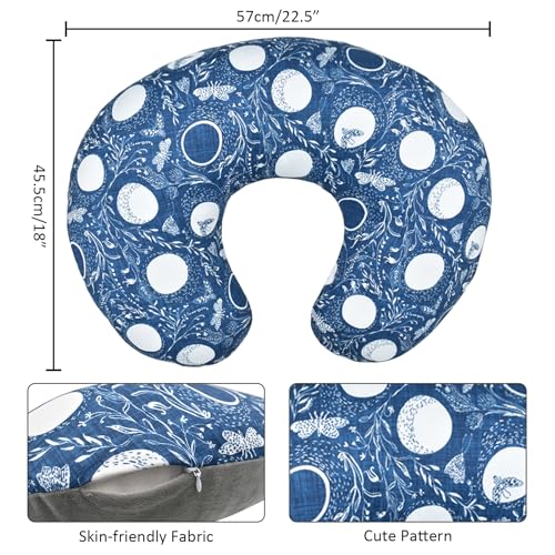 Winmany Baby Nursing Pillow Cover Newborn Removable Breastfeeding Pillowcover Cute Pattern Girls Boys Nursing Pillowcase for Breast and Bottole Feeding - Image 4