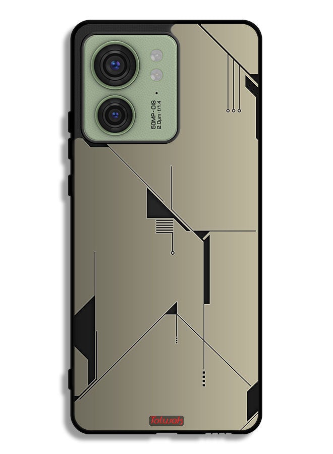 Tolwak Motorola Edge 40 Protective Case Cover Minimalism Abstract Digital Art - Image 1