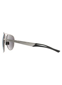 Porsche Design Men Mirrored Pilot Shape Sunglasses - P8920 B 63 - Lens Size: 63 mm  - Image 2