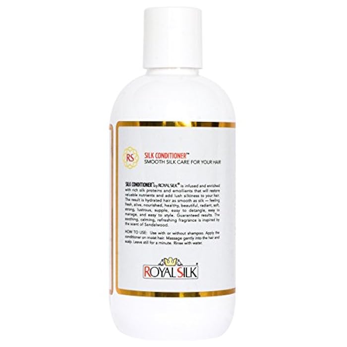 Royal Silk The Original Silk Conditioner Smooth as Silk for Hair Like Silk = Soft, Creamy, Fragrant, Smoothing, Hydrating, Lubricating + Superb Detangler – All Genders, Ages, Hair Types - 8 oz - Image 2