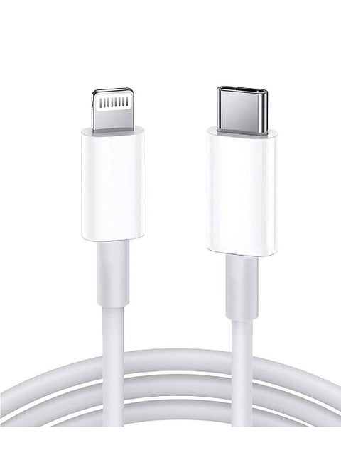 USB C to Lightning Cable 2M Compatible with iPhone 14 Pro Max/13/12/11 Pro/X/XS/XR/8 Plus/AirPods Pro,Supports Power Delivery,White