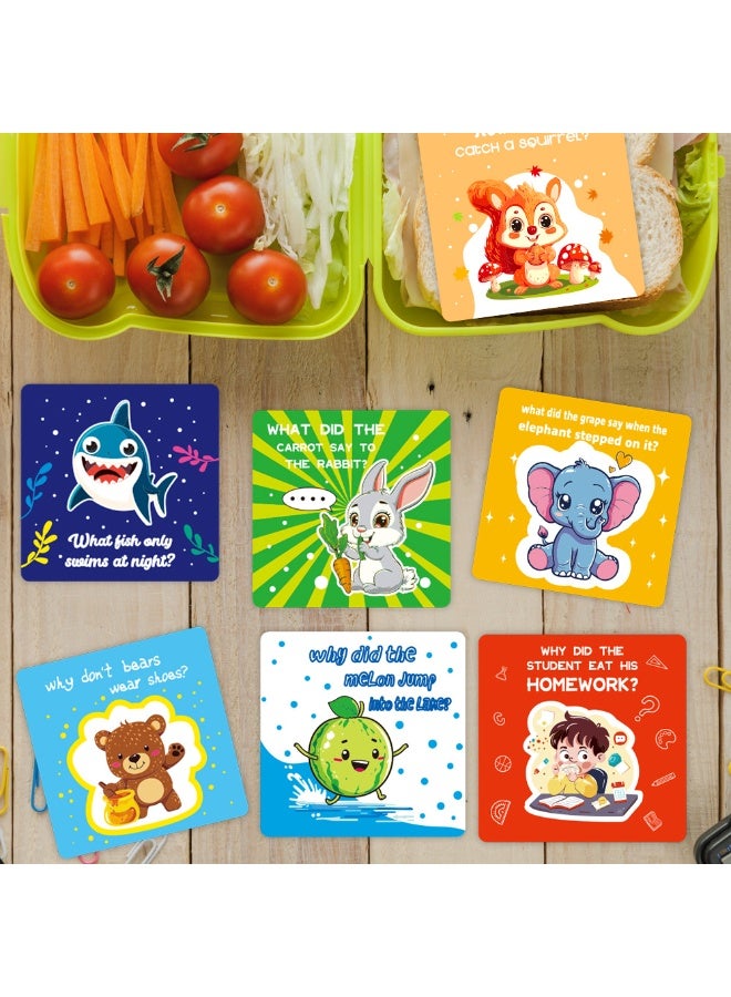 Daytoyz 60 Pieces Lunch Boxes Joke Cards Motivational Lunchbox Notes for Boys and Girls Cute Inspirational Cards Funny School Lunch Box Notes for Kids Pun Greeting Cards - Image 3