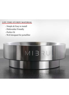 MIBRU Coffee Espresso Barista Portafilter Ring Silver 51MM  - Image 5