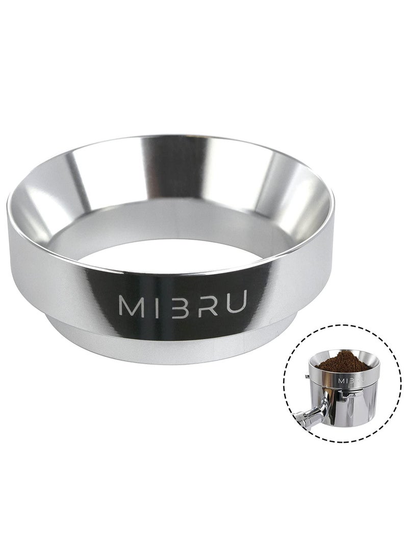 MIBRU Coffee Espresso Barista Portafilter Ring Silver 51MM  - Image 1