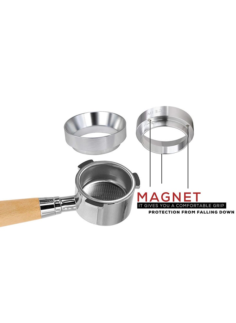 Coffee Espresso Barista Portafilter Ring Silver 51MM