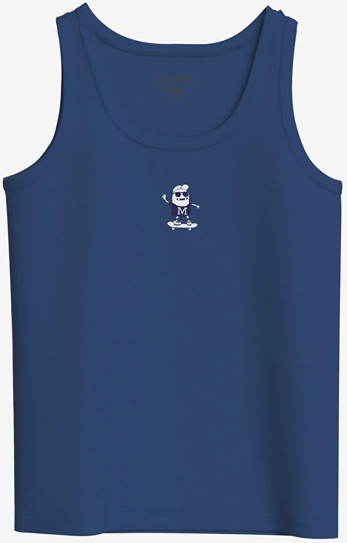LC WAIKIKI Lcw Crew Neck Printed Boy's Undershirt 2-Pack