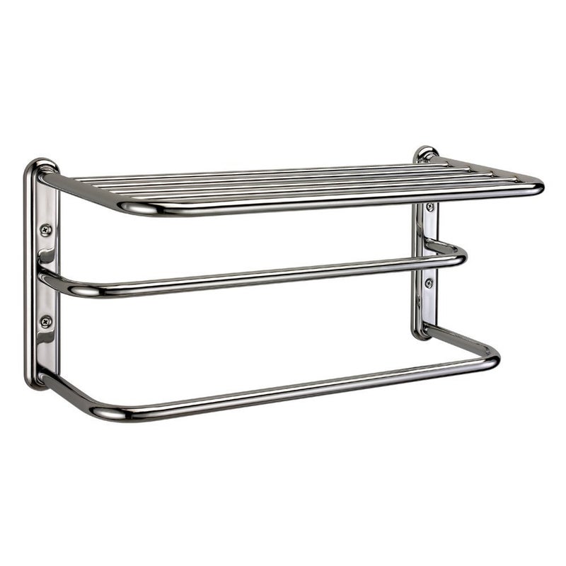Gatco 1541 Double Towel Rack with Chrome Finish - Image 1