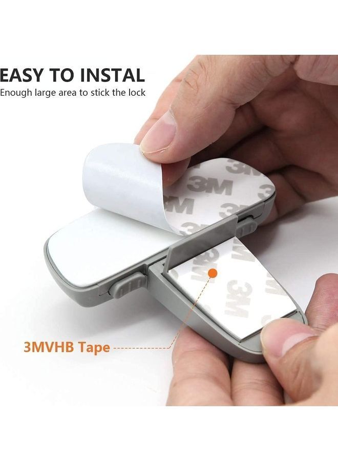 Baby Safety Freezer Door Lock Grey - Image 5