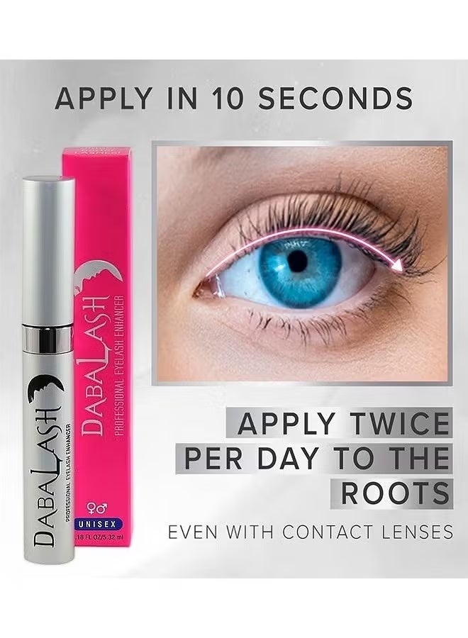 Dabalash Professional Eyelash Enhancer For Women and Men, Promote New Eyelash Growth and Strengths Existing Hairs For Impressive Looking Eyes In Weeks, Easy To Apply and Safe For Use Around The Eyes - Image 3