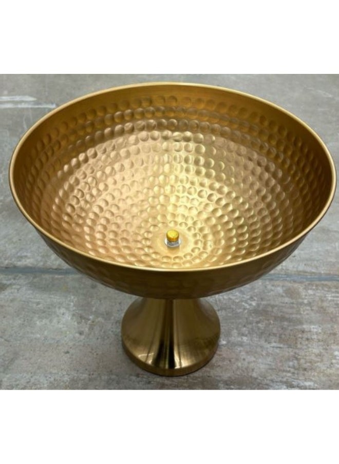 Gulf Flowers Metal Vase  Durable and sleek metal vase, perfect for modern and contemporary interiors  - Image 2