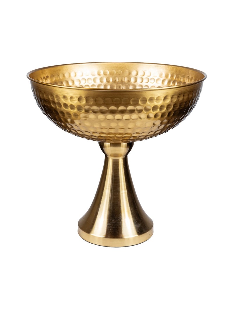 Gulf Flowers Metal Vase  Durable and sleek metal vase, perfect for modern and contemporary interiors  - Image 1