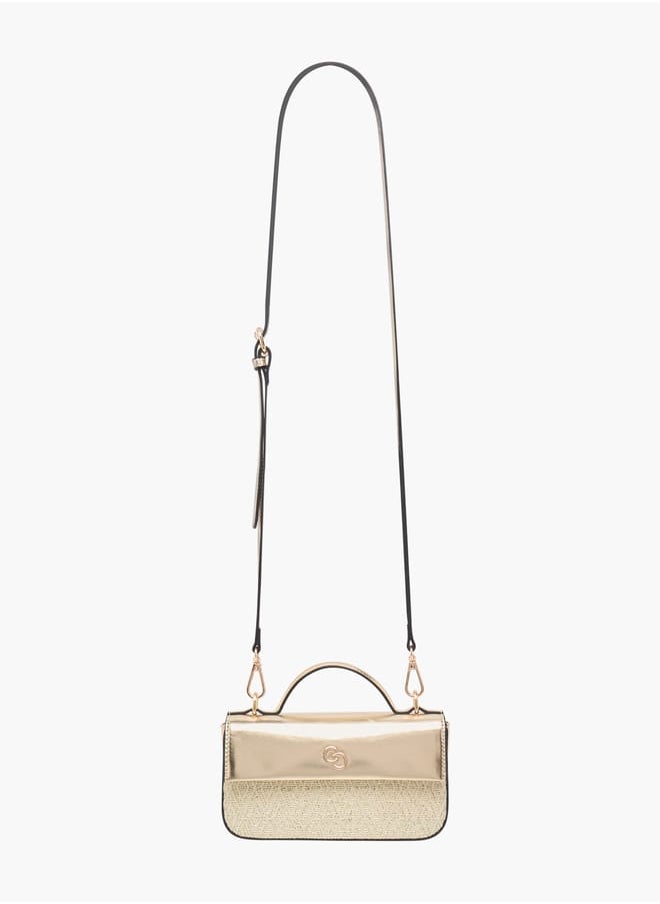 Celeste Women's Textured Satchel Bag with Detachable Strap and Top Handle  - Image 2