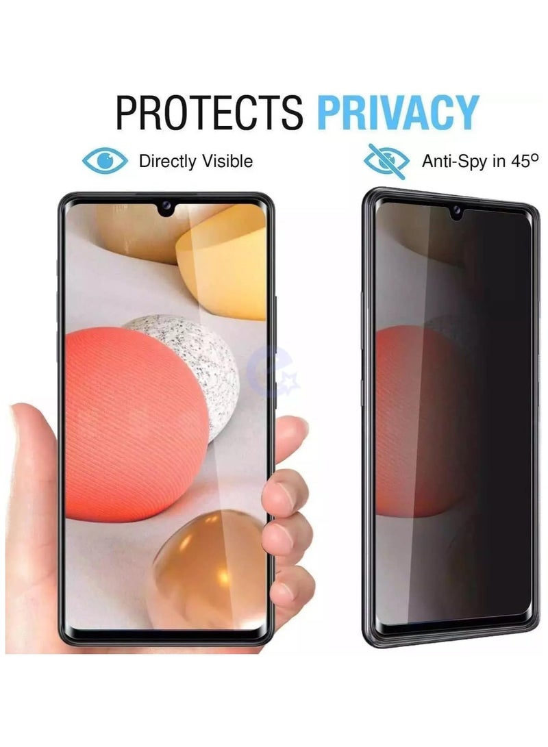 Privacy Screen Protector, Compatible with Samsung Galaxy A15 Anti-Spy Film Protectors [Tempered Glass] - Image 2