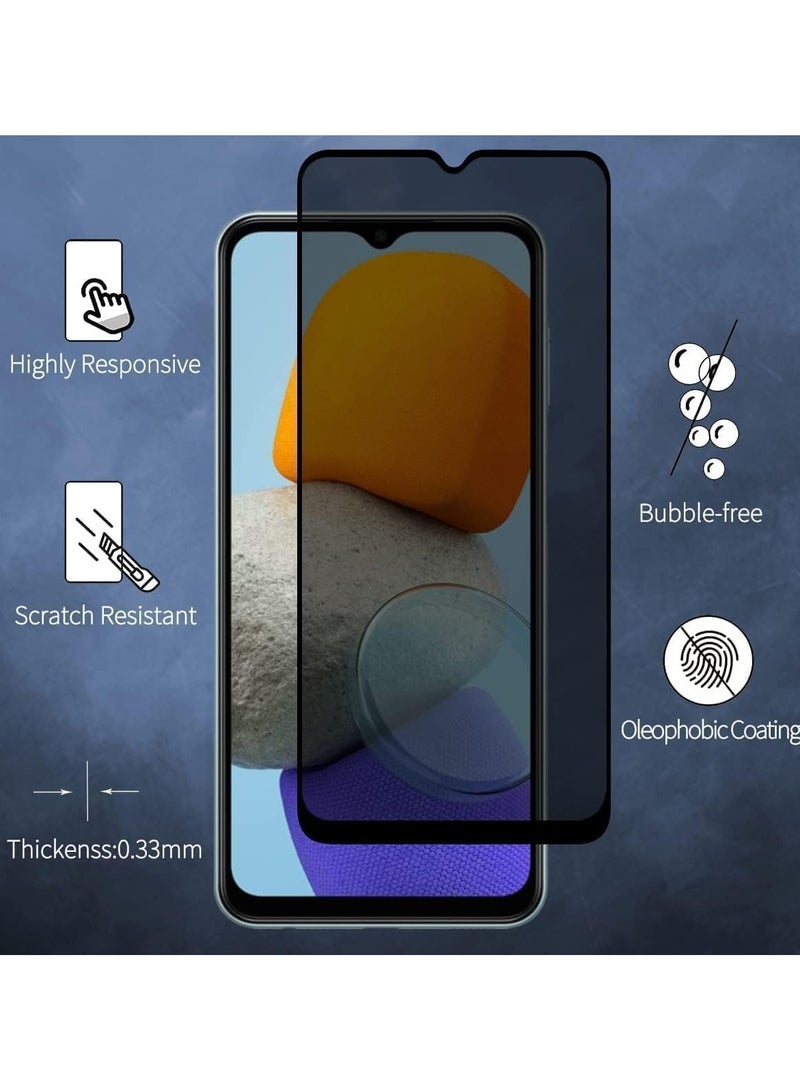 Privacy Screen Protector, Compatible with Samsung Galaxy A15 Anti-Spy Film Protectors [Tempered Glass] - Image 4