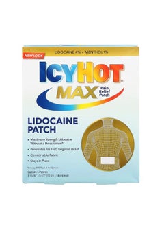 آيسي هوت Max Lidocaine Pain Relief Patch 5 Patches  - Image 1