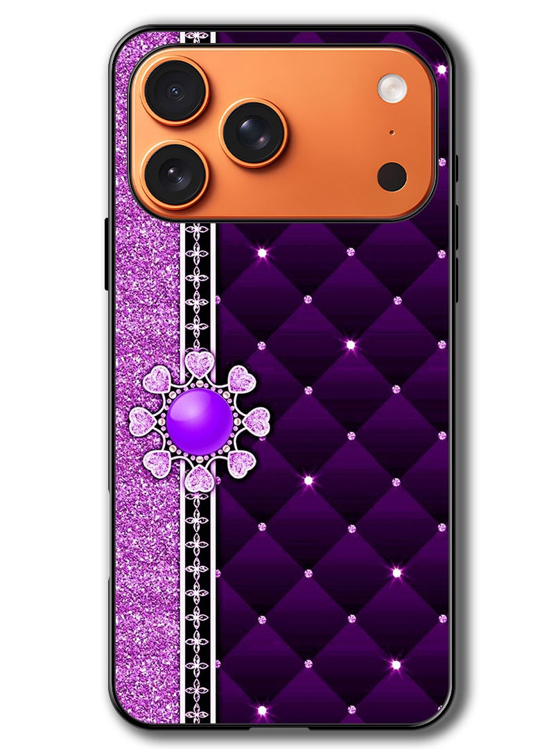 Theodor Case Compatible with Apple iPhone 17 Pro Max 6.9 Inch Protection Shockproof Bumper Cover Purple Stappers - Image 1