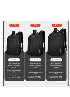 ARCOON ARCOON Business Work Travel Laptop Backpack for Men, Waterproof w USB Charging Slit Bag, Airline Approved Casual Outdoor Sports Bag (45L)  - Image 3