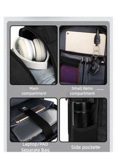 ARCOON ARCOON Business Work Travel Laptop Backpack for Men, Waterproof w USB Charging Slit Bag, Airline Approved Casual Outdoor Sports Bag (45L)  - Image 4