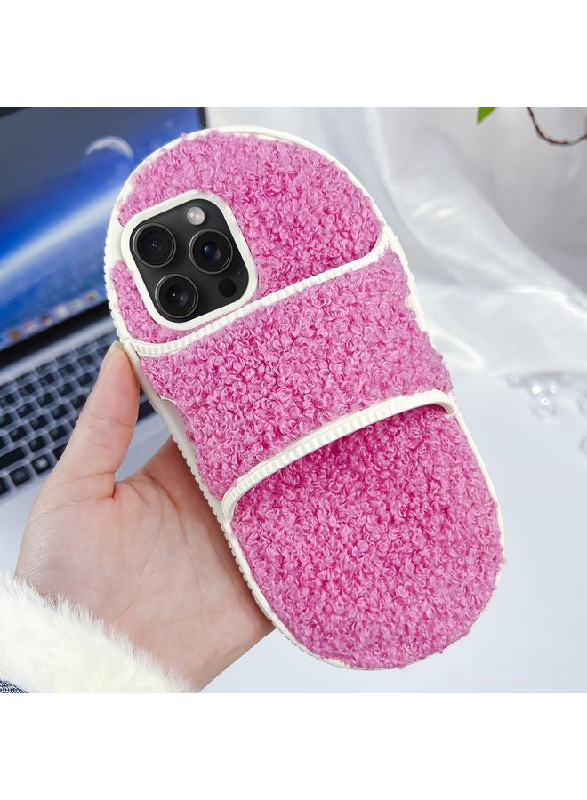 S-TOP Case For iPhone 12 Pro Max Creative Plush Slipper Design TPU Phone Case - Image 1