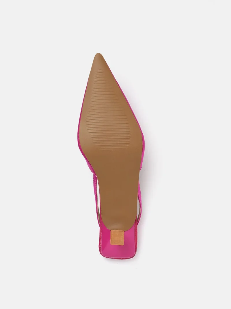 ZORIWORLD Pink Betty Pink Heels for Women Luxury Satin, 2 Inch Heel for Women | Best Price UAE
