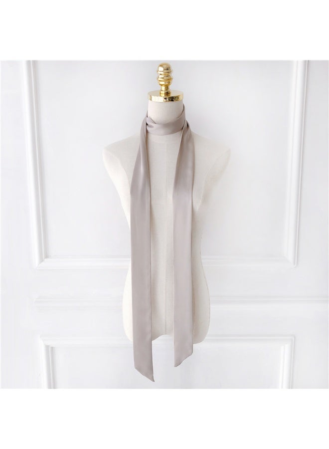 KUYING New Fashionable Slim Strip Narrow Scarf 4.5 * 195cm