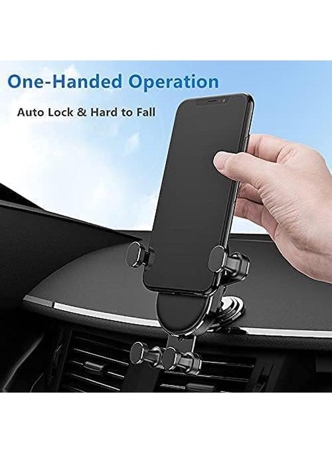 erorex Tekpatt Gravity Car Phone Holder Universal Air Vent Car Mobile Holder 2 In 1 Universal Mobile Holder Vehicle Mount Car Holder For Phone Phone Holder For Car Accessories For Mobile  - Image 3