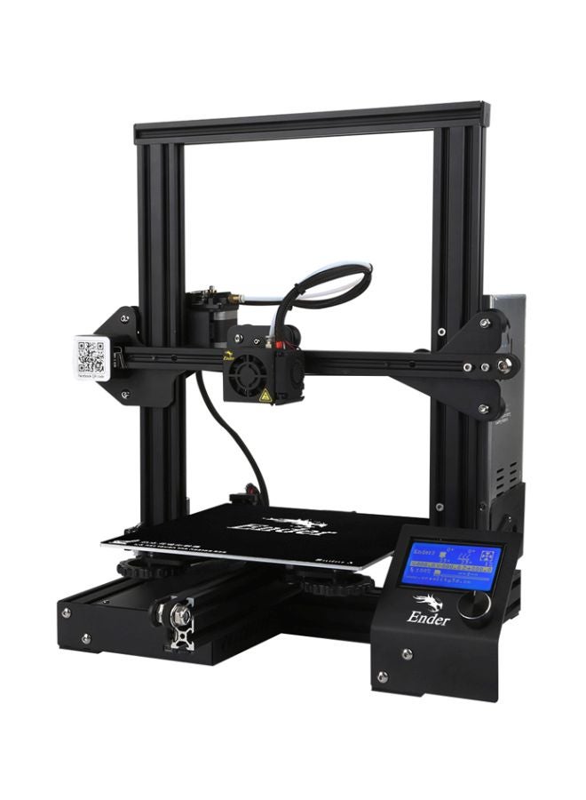 كريليتي 3D طابعة إندر-3x المطورة ثلاثية الأبعاد مع لوح زجاجي أسود - Image 1