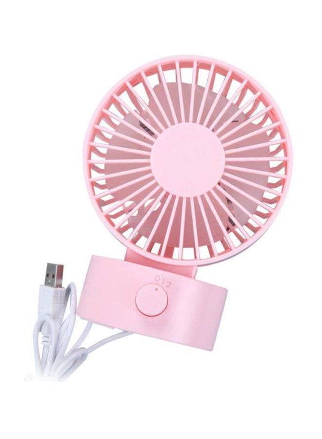 NIBEMINENT Mini USB Cooling Fan DQ25002 Pink - Image 1