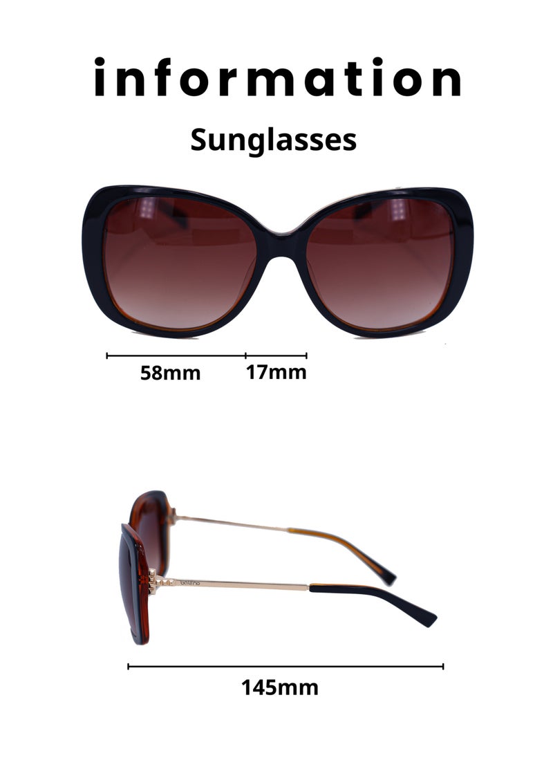 Baleno Buttw Frame Sunglasses - Classic and Stylish Design for Every Look | 100% UV Protection | Scratch-Resistant High-Quality Lenseerfly  - Image 4