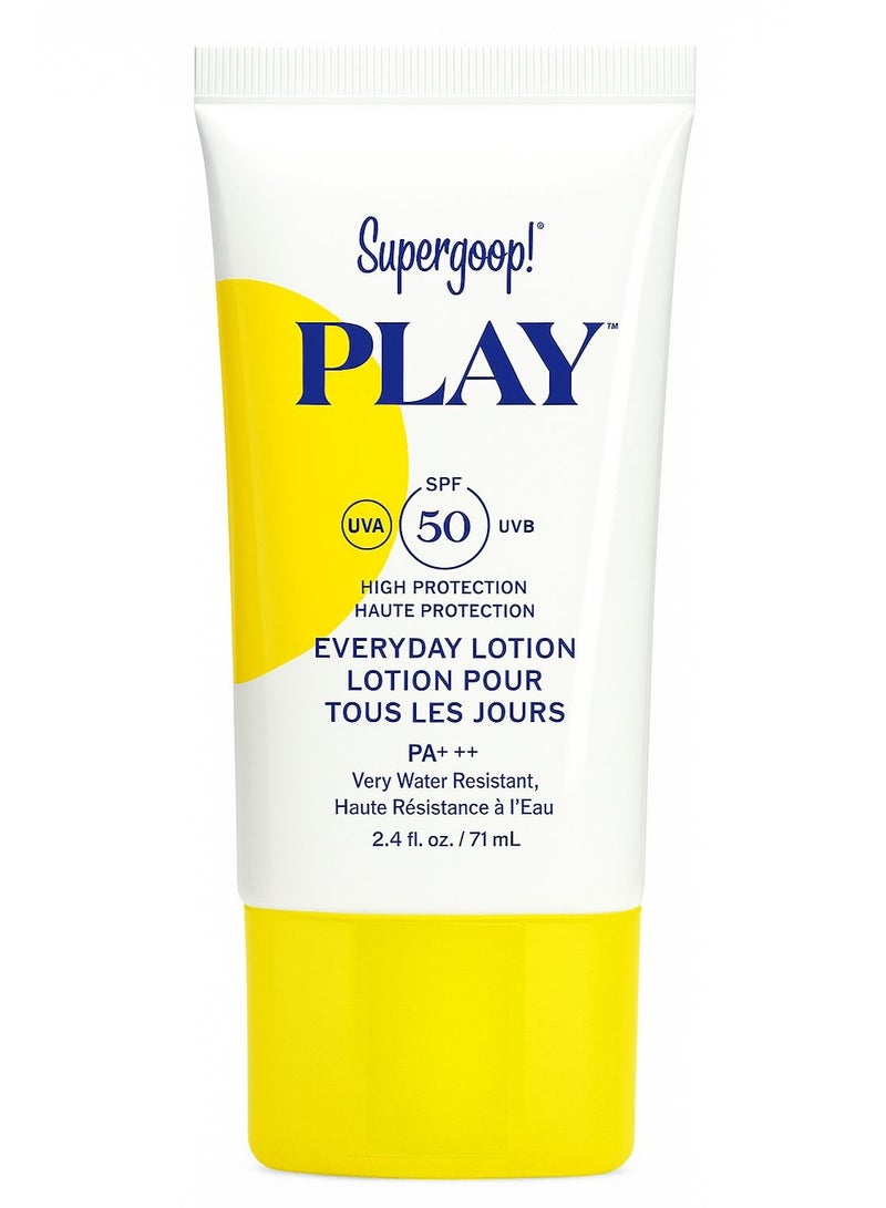 سوبر جوپ سوبرغووب! بلاي واقي شمس يومي لوشن SPF 50 (71 مل) - Image 1