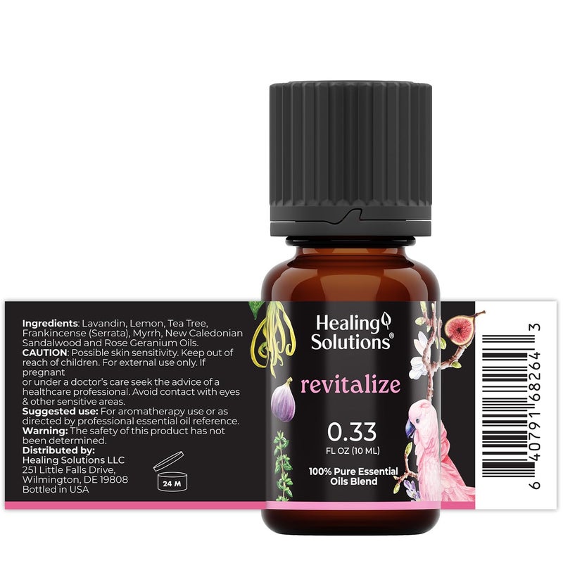 Healing Solutions Revitalize Blend Essential Oil - 0.33 Fluid Ounces - Image 2