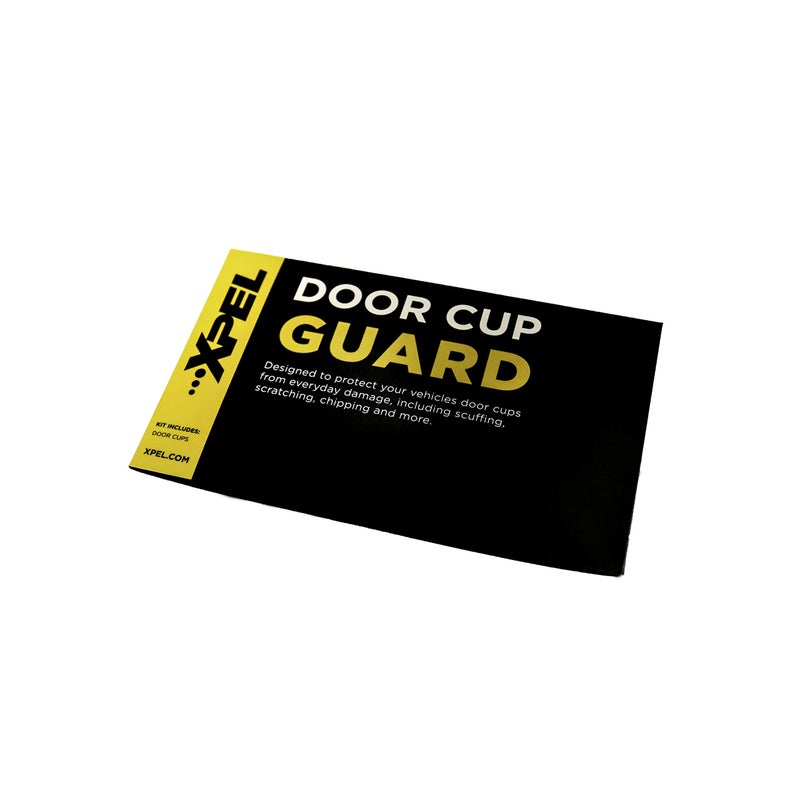 XPEL PreCut Door Cup Guards Set of 2 Clear Paint Protection Film for Protection Against Chips Scratches and Damage Universal Fit for Most Vehicles