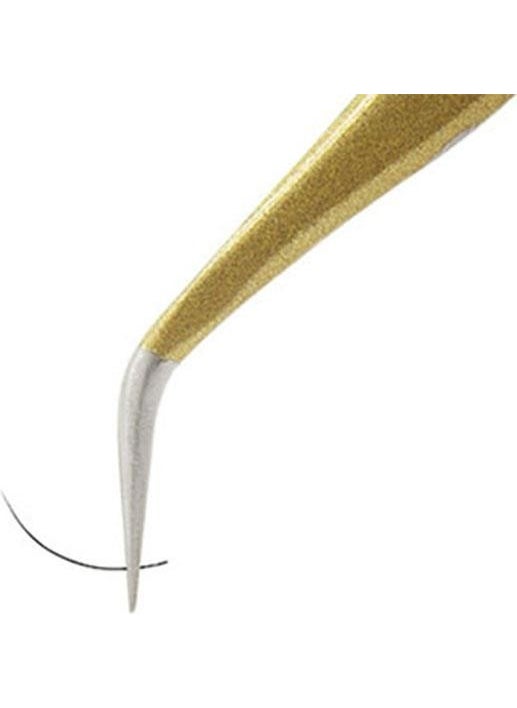 TiTi 6012 Stainless Steel Curved Tip Tweezers 125 mm  - Image 4